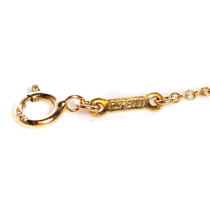 Tiffany 18K Yellow Gold Elsa Peretti Open Tear Drop Pendant Necklace 6 of 7