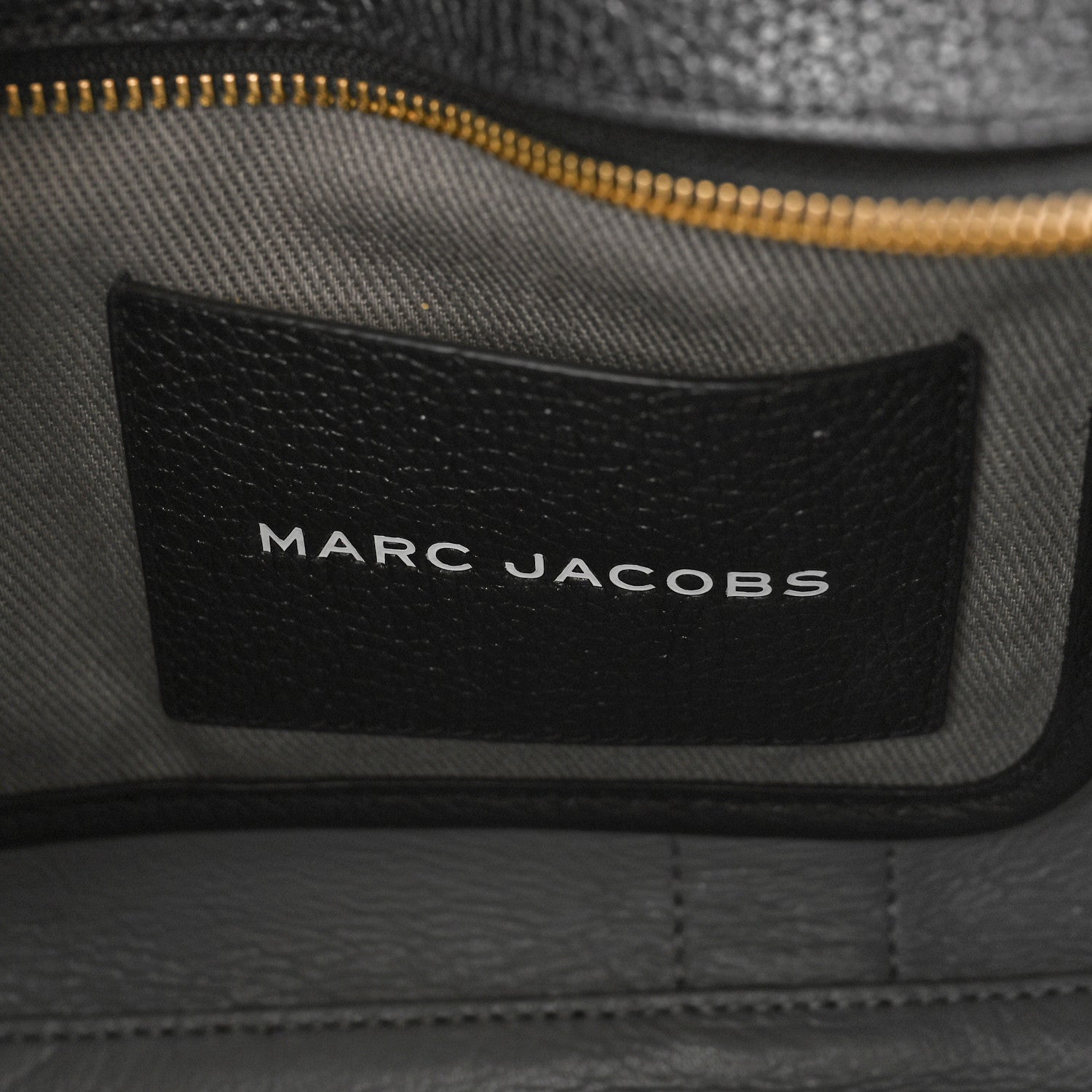 Marc Jacobs Grained Calfskin Small The Tote Bag Black 6 of 10
