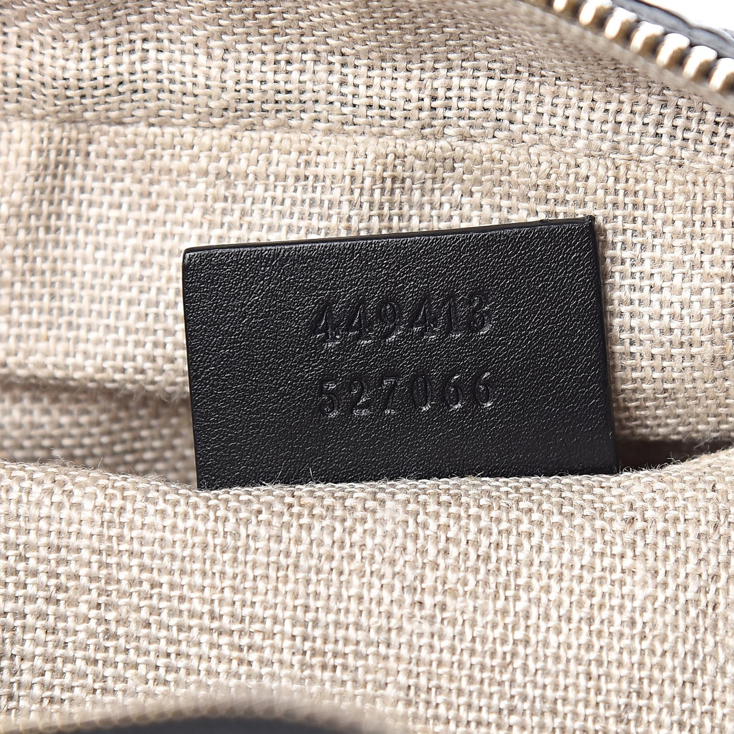 Microguccissima Mini Bree Messenger Bag Black