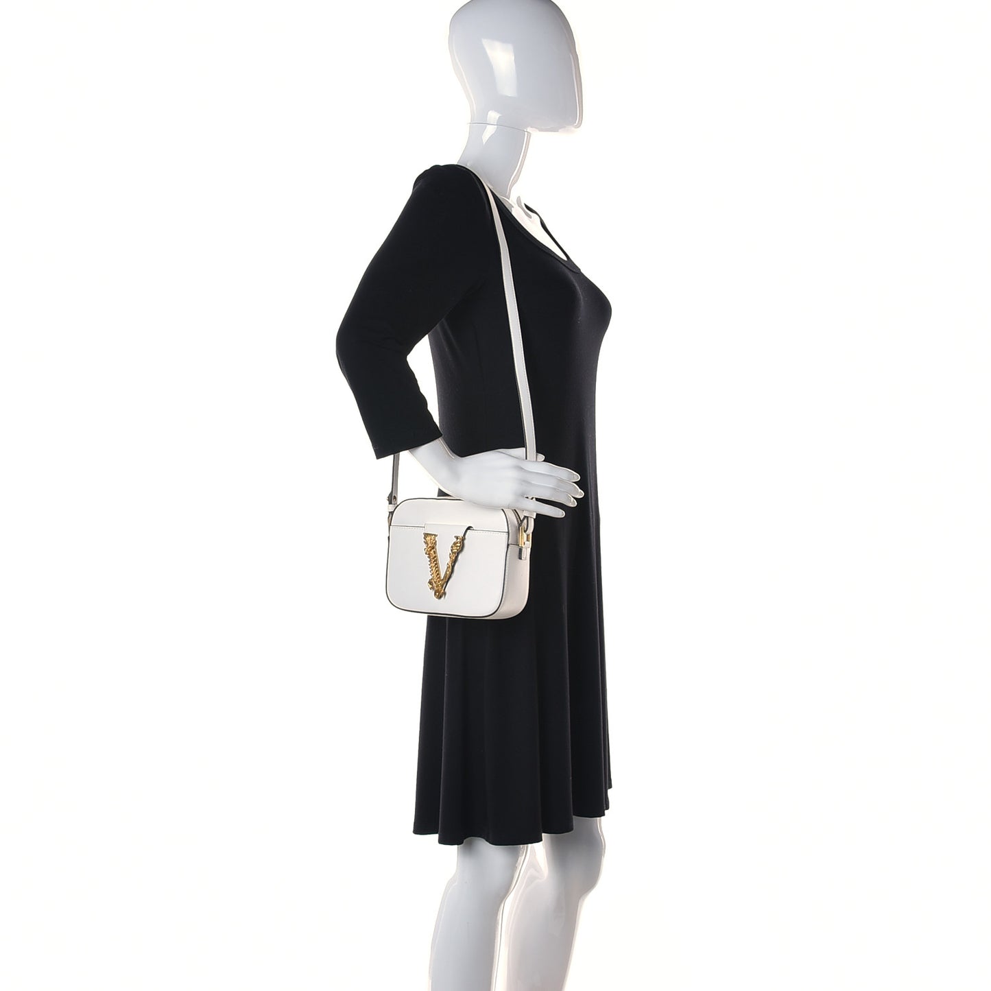 Vitello Virtus Camera Bag White