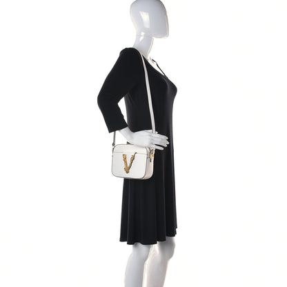 Versace Vitello Virtus Camera Bag White 2 of 16