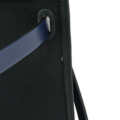 Hermes Military Toile Vache Hunter Herbag Zip 31 PM Bleu Marine Bleu Saphir 12 of 17