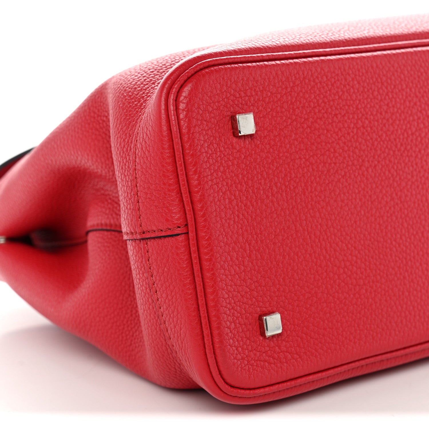 Moynat Taurillon Blush Calfskin Gabby MM  Red 7 of 11