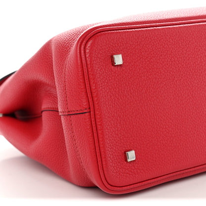 Moynat Taurillon Blush Calfskin Gabby MM  Red 7 of 11