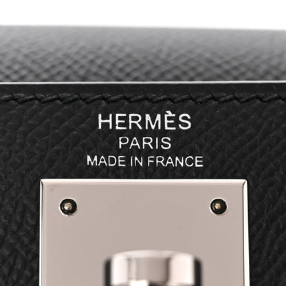 Hermes Epsom Kelly Sellier 28 Black 6 of 11