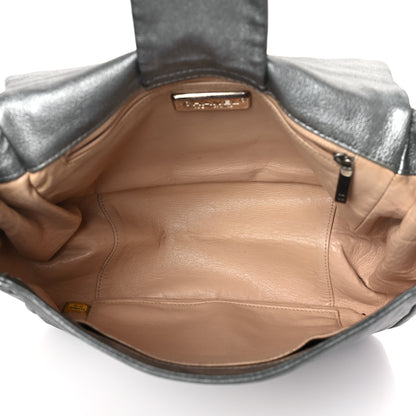 Chanel Luxe Ligne Flap Bag Silver 5 of 9