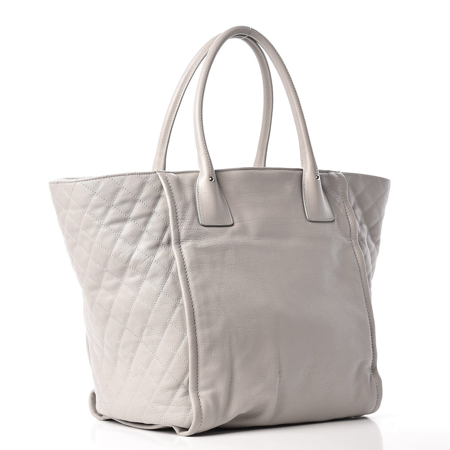 Calfskin CC Tote Grey