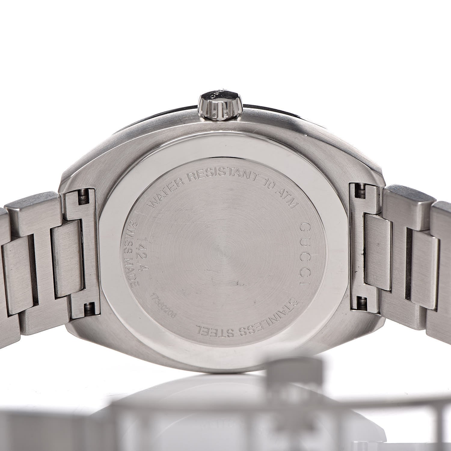 Gucci Stainless Steel 37mm GG2570 Quartz Watch Black 5 of 8