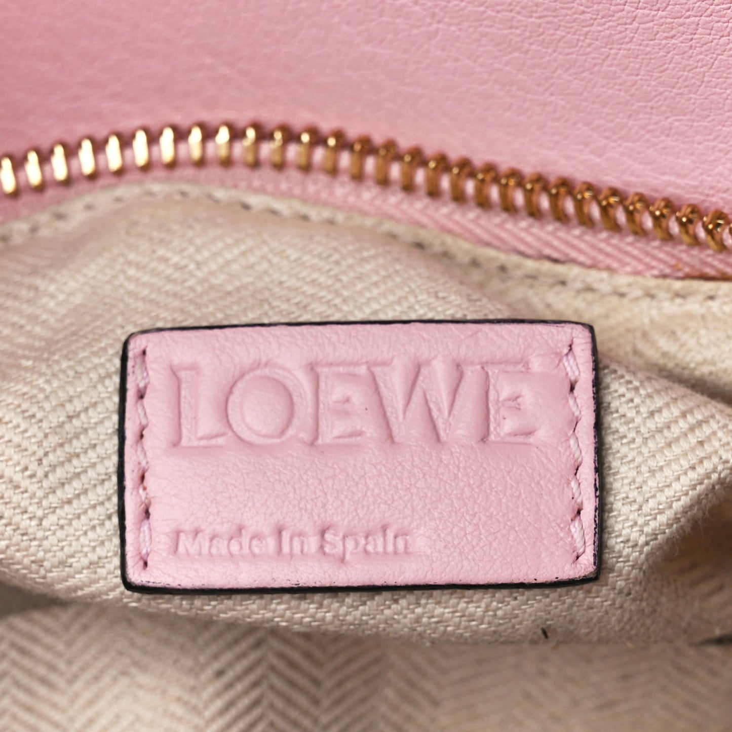 Calfskin Medium Puzzle Bag Light Pink