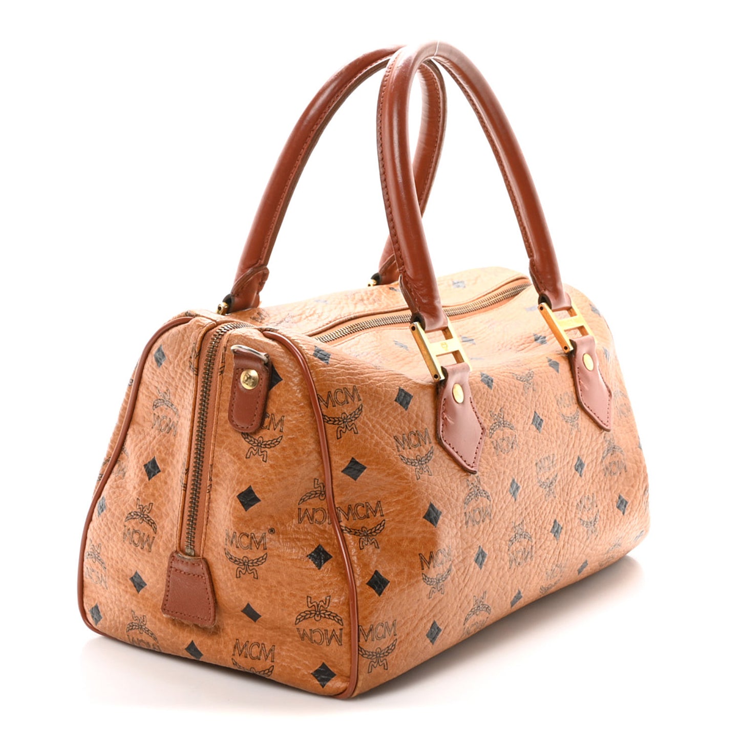 Visetos Essential Boston Bag Cognac