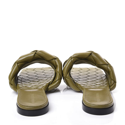 Bottega Veneta Nappa Maxi Intrecciato Lido Flat Sandals 41 Mud 7 of 10
