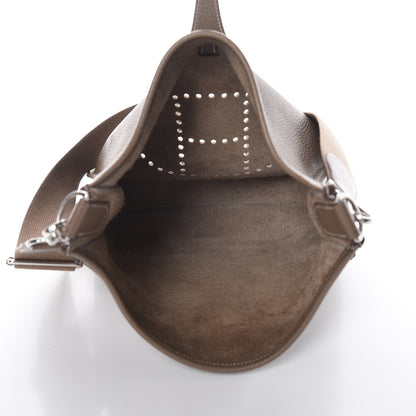 Hermes Taurillon Clemence Evelyne III PM Etoupe 5 of 16