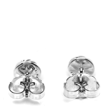 David Yurman Sterling Silver 8mm Sculpted Cable Stud Earrings 4 of 4