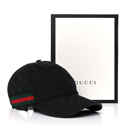 Gucci Monogram Web Baseball Hat M Black 8 of 8