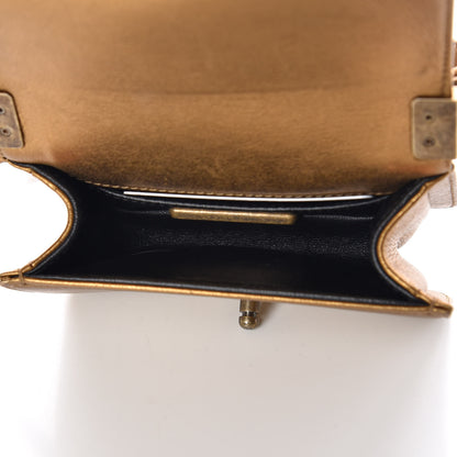 Chanel Galuchat Stingray Mini Boy Flap Gold 5 of 11