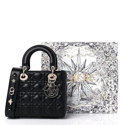 Christian Dior Lambskin Cannage Small My ABCDior Lady Dior Black 9 of 9