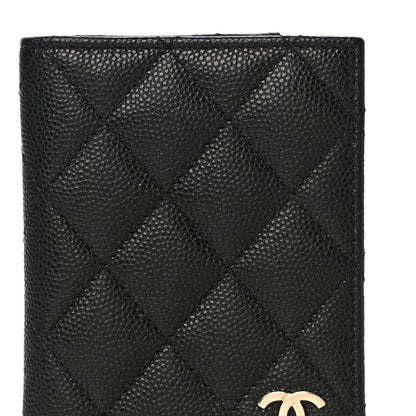 Chanel Caviar Quilted Card Holder Wallet Black 7 of 10