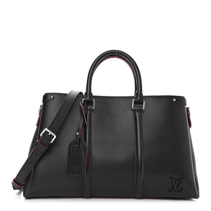 Louis Vuitton Epi Soufflot MM NM Black 1 of 10