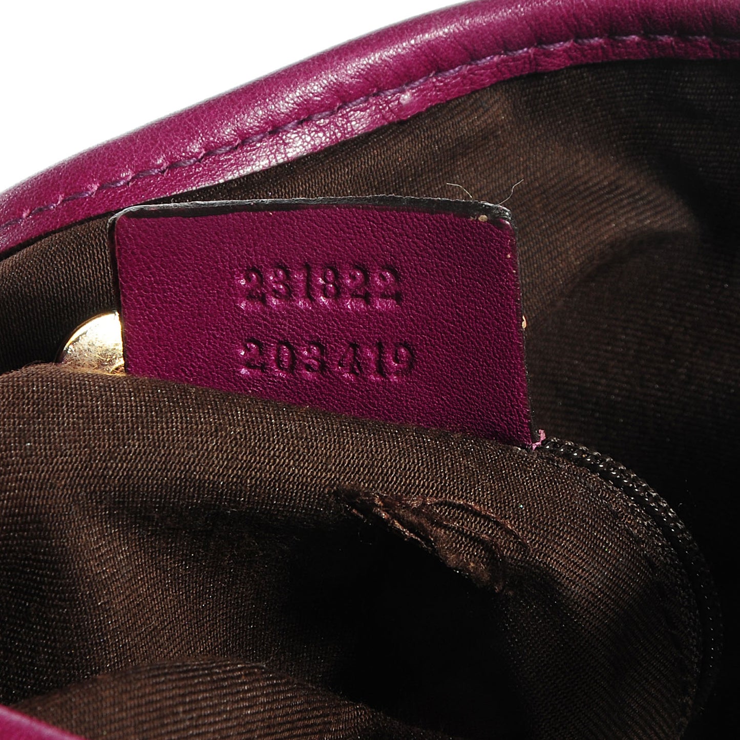 Guccissima Medium New Britt Hobo Purple