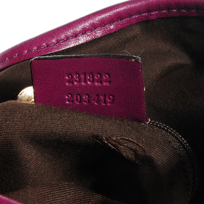 Gucci Guccissima Medium New Britt Hobo Purple 7 of 8
