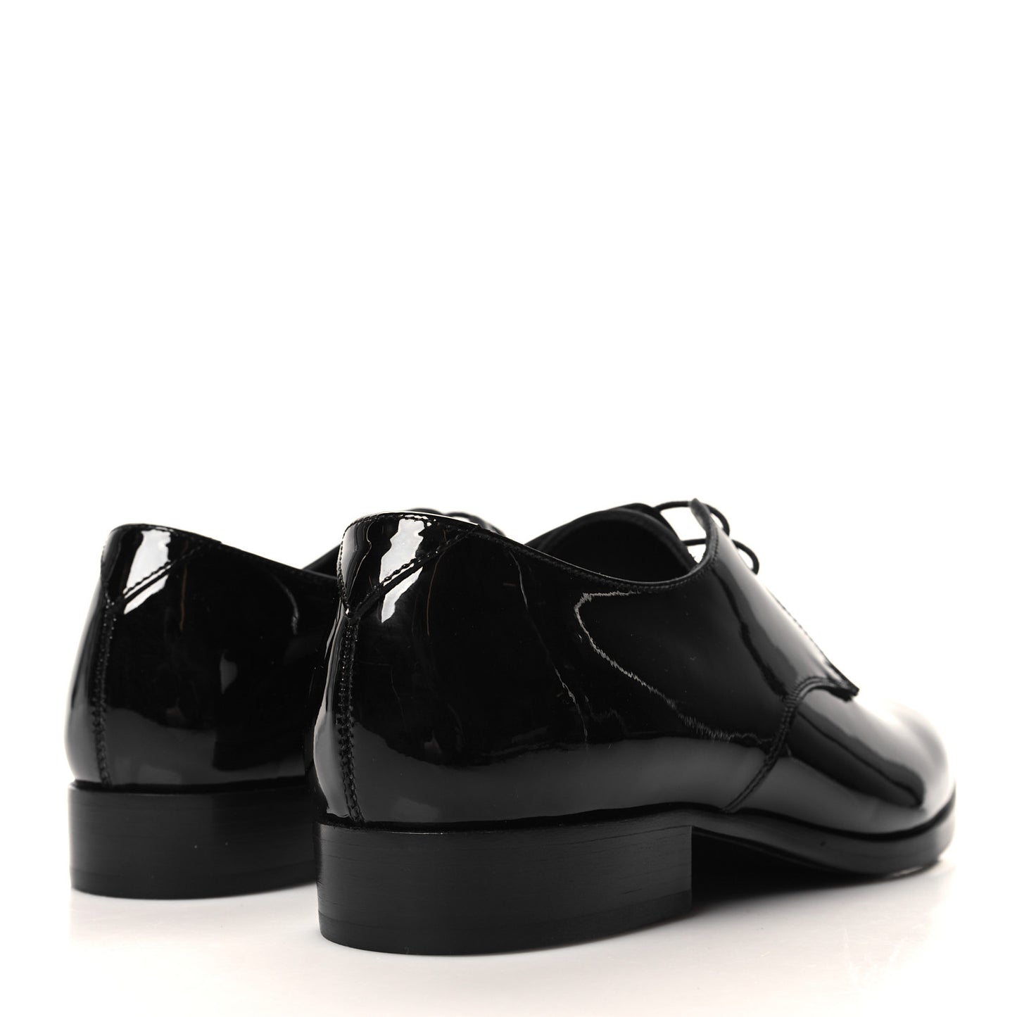 Patent Baltimora Lace Up Derby Shoes 39.5 Black