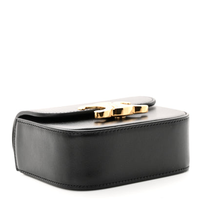 Celine Shiny Calfskin Mini Triomphe Black 3 of 11