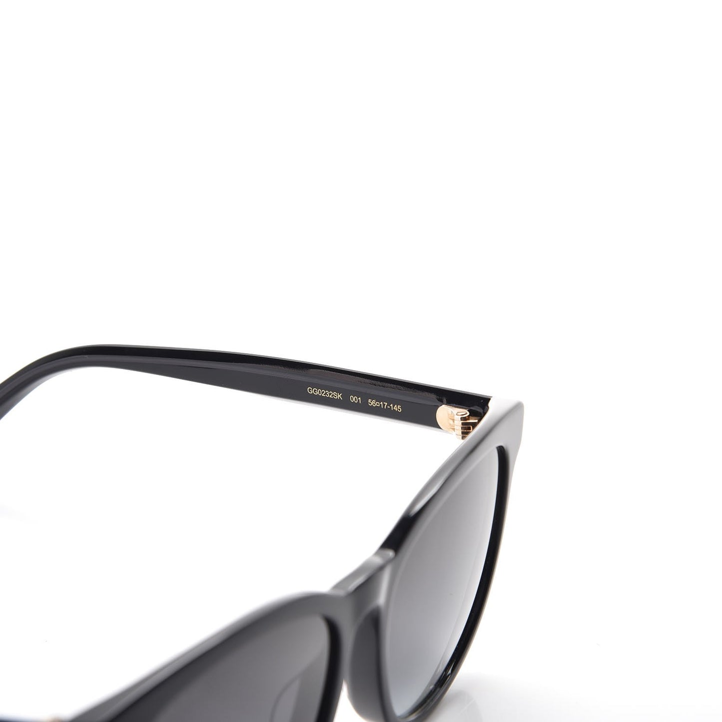 Round Frame Star Sunglasses GG0232SK Black