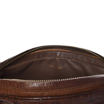 Chanel Ostrich Tassel Camera Case Brown 9 of 15