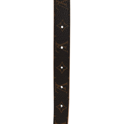 Louis Vuitton Calfskin Monogram 20mm LV Iconic Reversible Belt 75 30 Arizona Beige 5 of 7