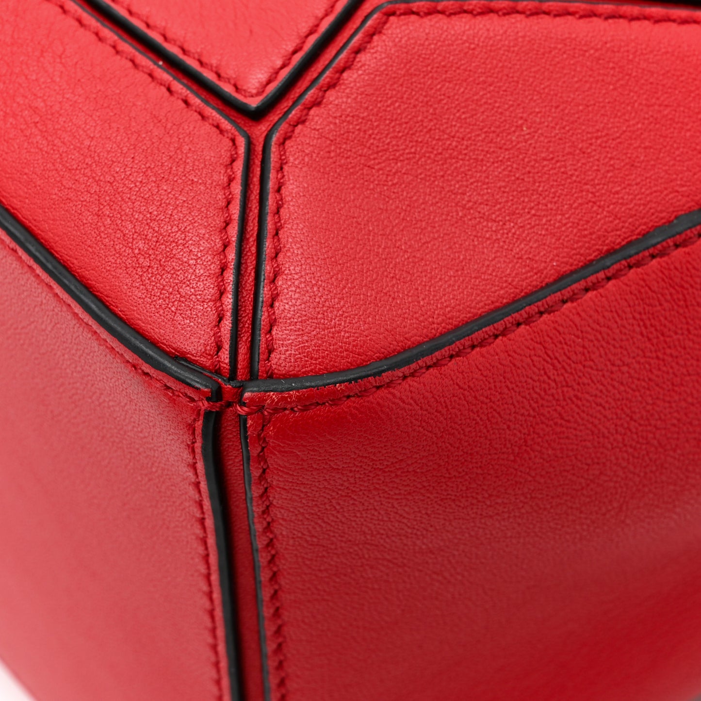 Calfskin Small Puzzle Bag Scarlet
