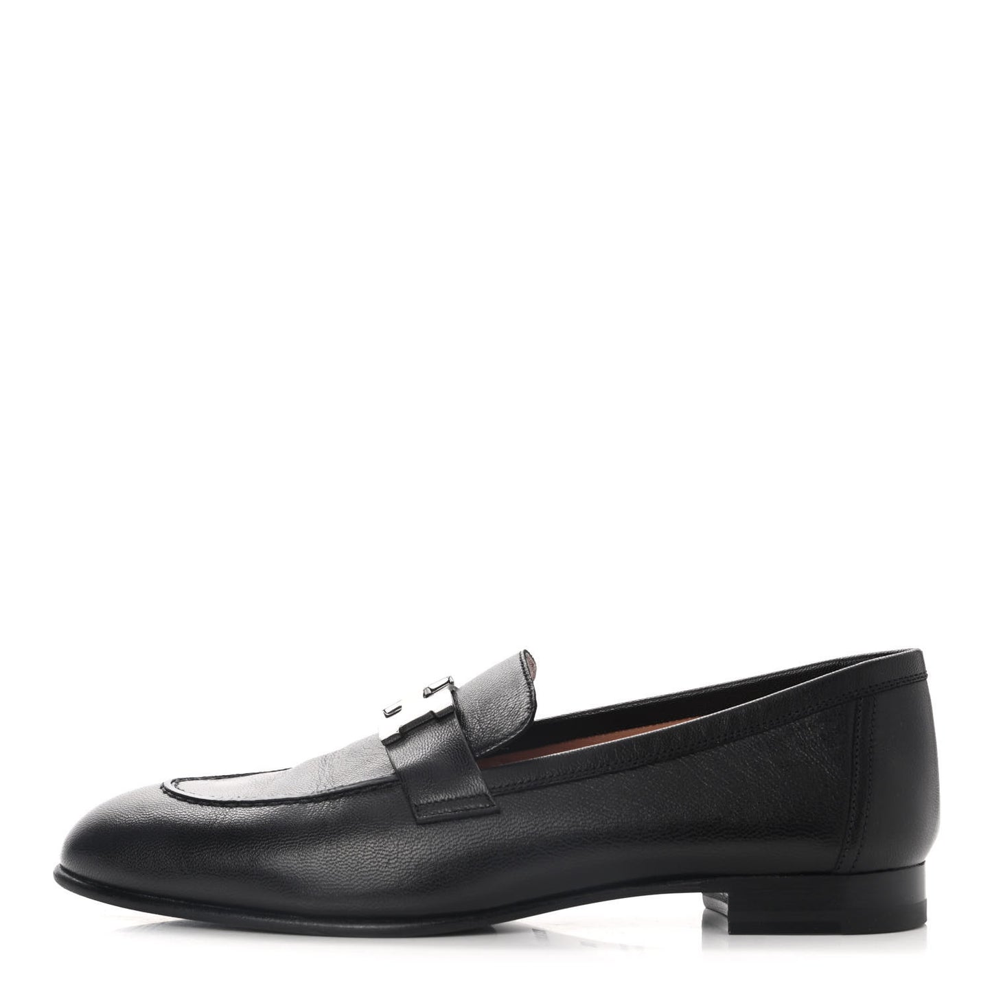 Goatskin Womens Paris Loafers 38 Black
