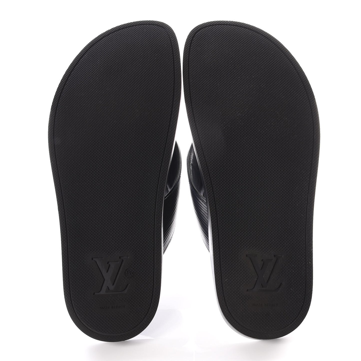 Epi Mens Mirabeau Thong Sandals 8 Black Indigo