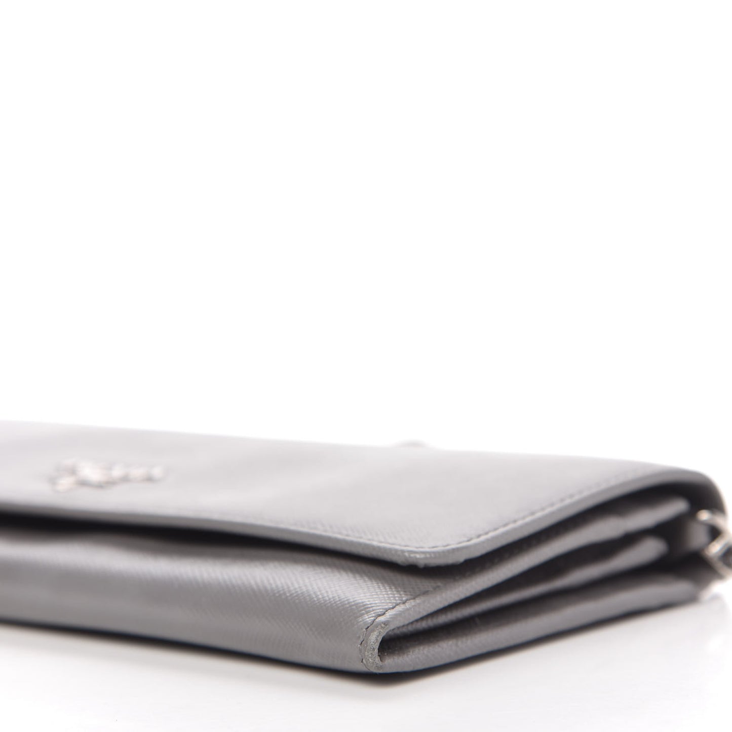Saffiano Metal Oro Chain Wallet Marmo