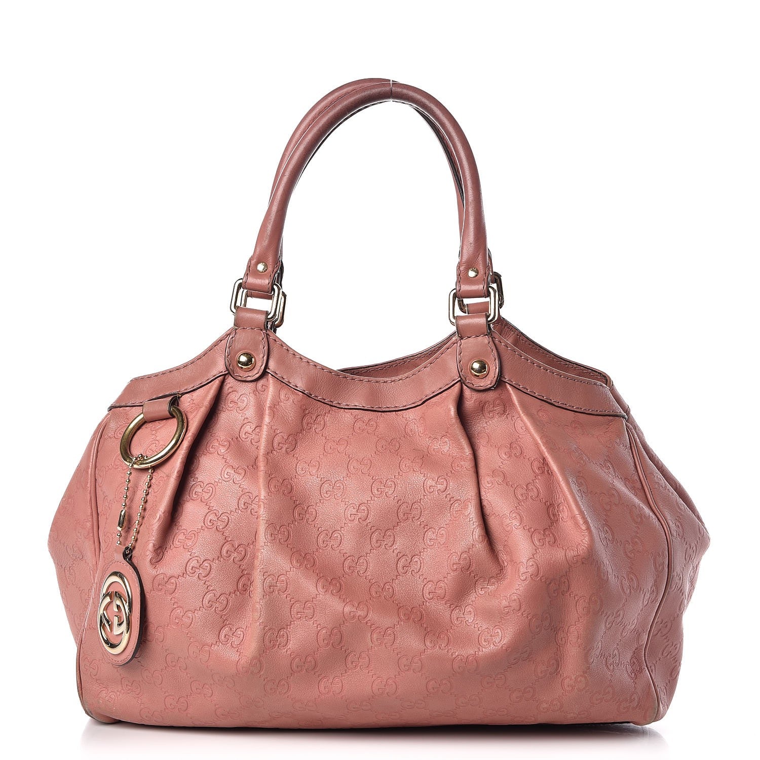 Gucci Guccissima Medium Sukey Tote Rose 1 of 15
