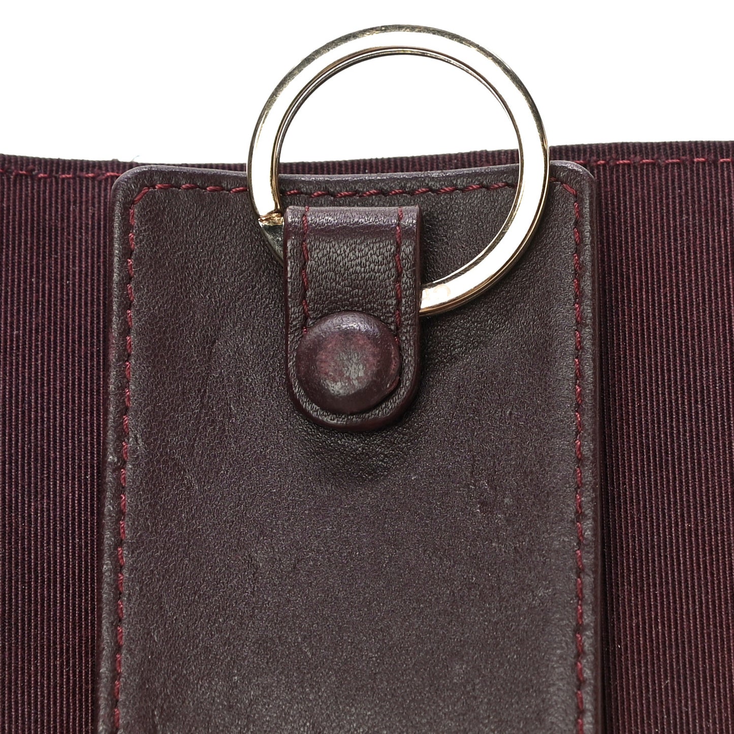 Lambskin Quilted 4 Key Holder Black