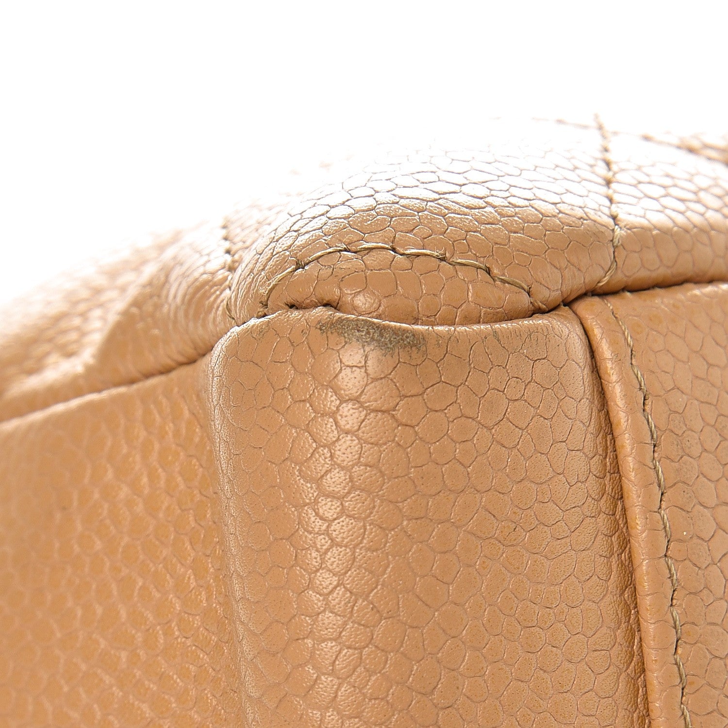 Chanel Caviar Quilted Petit Shopping Tote PST Beige 10 of 16