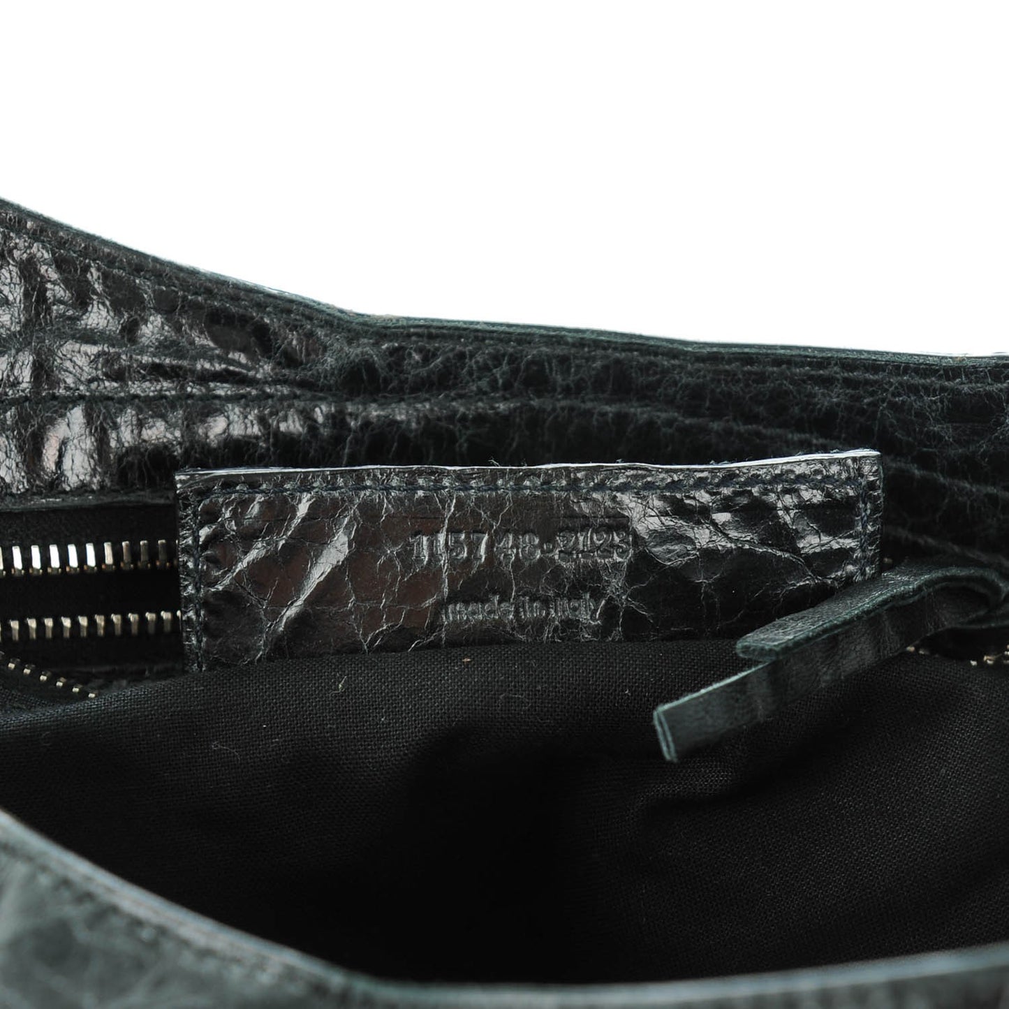 Chevre Wool Classic Silver Hardware City Black
