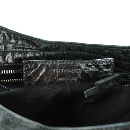 Balenciaga Chevre Wool Classic Silver Hardware City Black 7 of 7