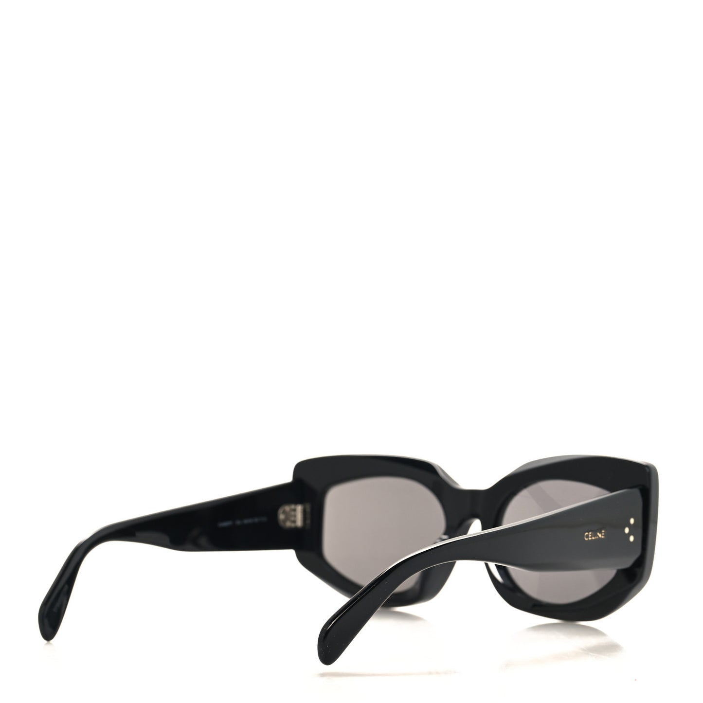 Acetate Bold 3 Dots Sunglasses CL40277F Black