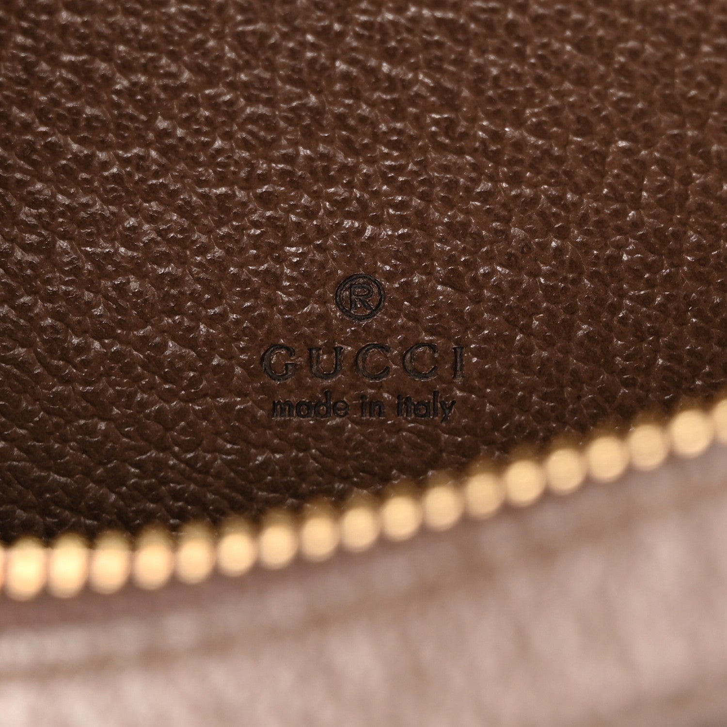 Gucci GG Supreme Monogram Textured Calfskin Web Mini Ophidia Half Moon Hobo Beige Ebony New Acero 6 of 10