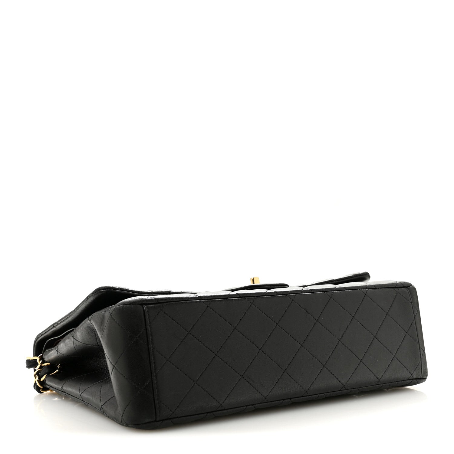 Chanel Lambskin Quilted Maxi Double Flap Black 3 of 13