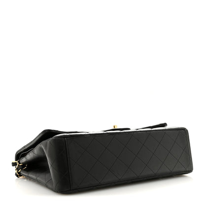 Chanel Lambskin Quilted Maxi Double Flap Black 3 of 13