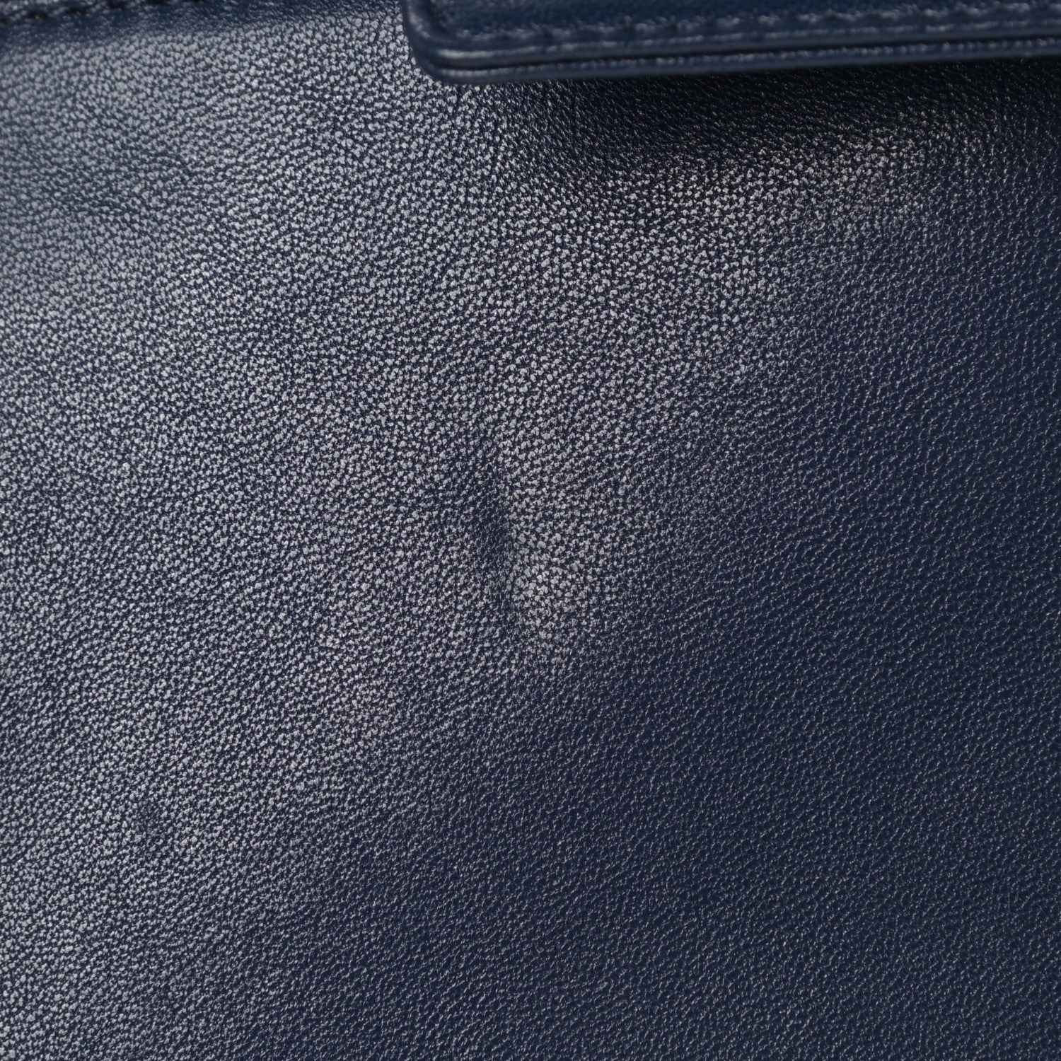 Chanel Sheepskin Quilted Medium Vintage Mademoiselle Flap Dark Navy 14 of 14