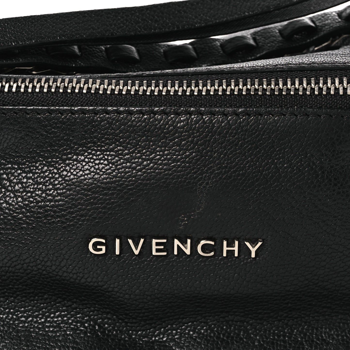 Sugar Goatskin Pandora Wristlet Black