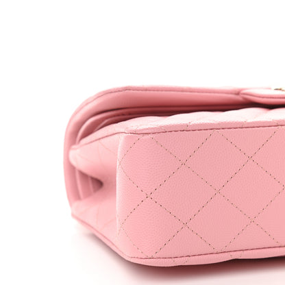 Chanel Caviar Quilted Small Double Flap Pink 8 of 9