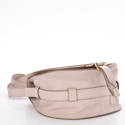 Chloe Calfskin Mini Marcie Round Crossbody Bag Abstract White 4 of 7