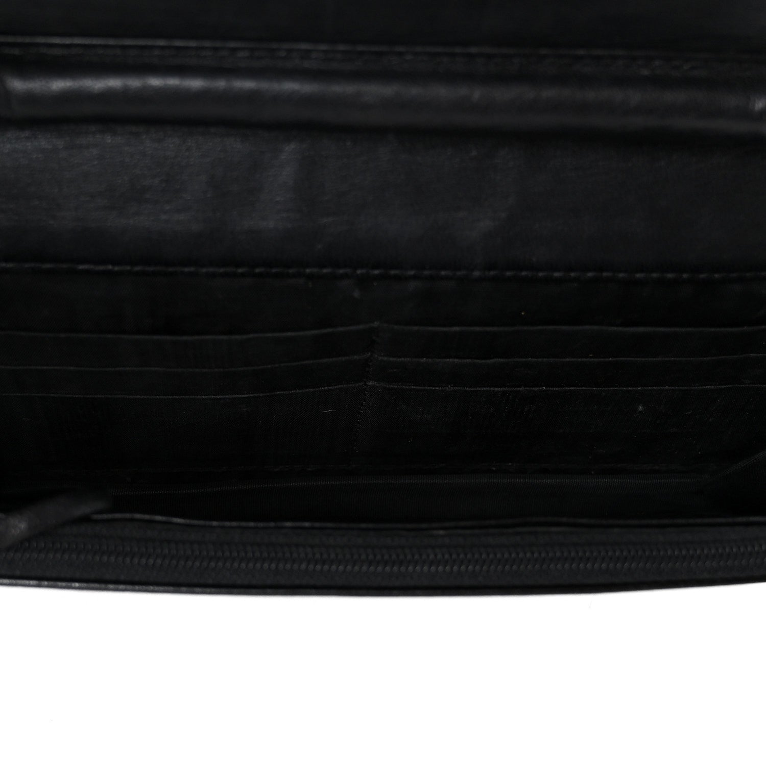 Chanel Caviar Timeless CC Wallet On Chain WOC Black 4 of 11