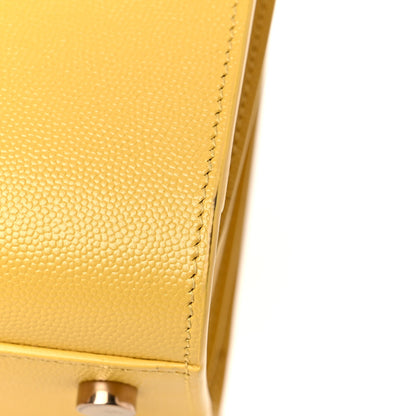 Saint Laurent Grained Calfskin Nano Sac De Jour Jaune 9 of 10