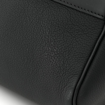 Louis Vuitton Grained Calfskin Aerogram Keepall Bandouliere 40 Black 11 of 16