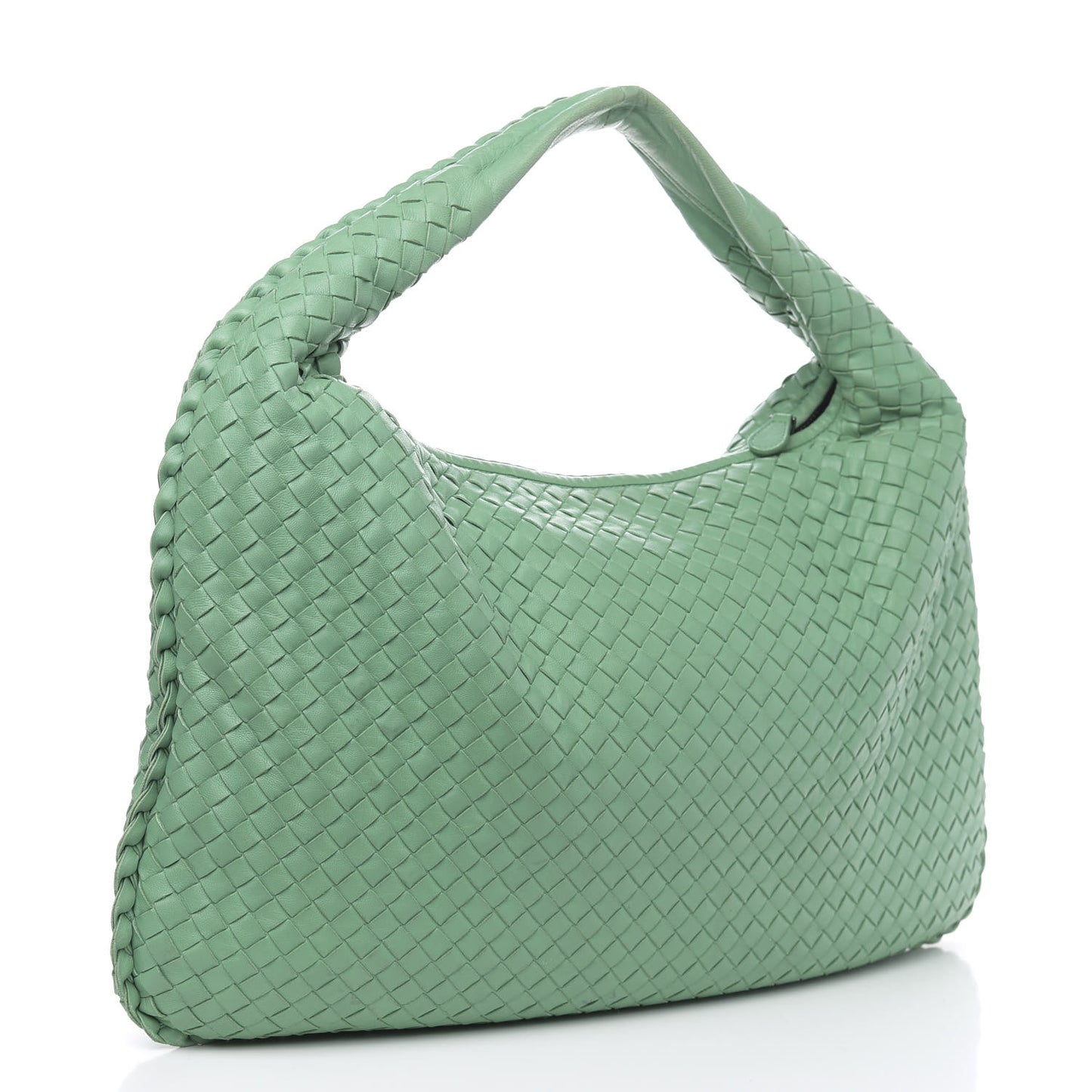 Nappa Intrecciato Large Veneta Hobo Mint Green